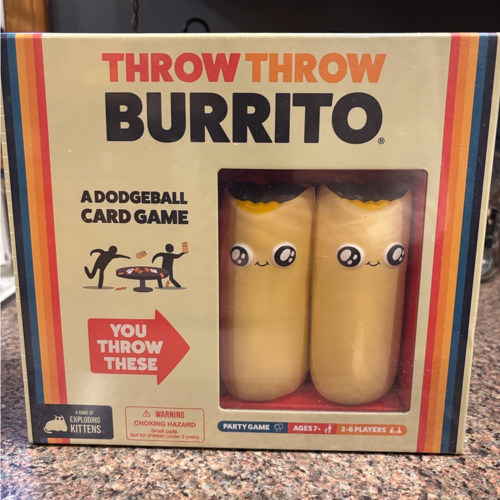Throw Throw Burrito Dodgeball Card Game - Multicolor